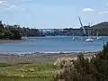 Tamar River, im Hintergrund Batman Bridge