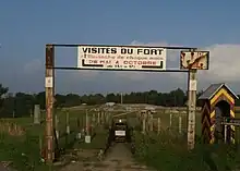 Eingang zum Fort Tancremont