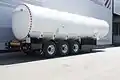 3-Achs-Aluminium-Tanksattelanhänger, zylindrisch