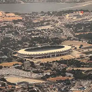 Das Benjamin-Mkapa-Nationalstadion im Februar 2015