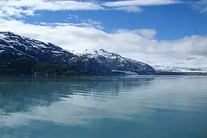Das Tarr Inlet mit Blick auf Margerie- und Grand-Pacific-Gletscher