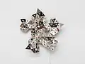 Tatsuo Miyajima, Diamond in You No. 20, 2010, 105 LEDs, IC, stainless mirror, steel