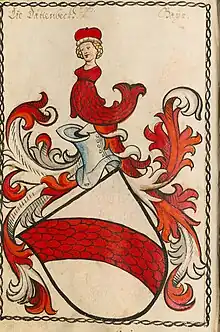 Stammwappen der Tattenbach (Scheiblersches Wappenbuch)