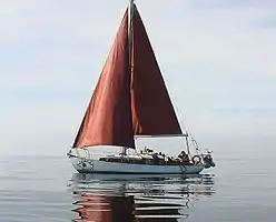 Segelyacht Taube, ausgestattet mit 6-PS-Farymann Typ 18 ES 0135