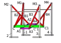 Zeichnung der Plantigrade Machine
