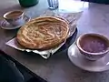 Paratha zum Tee in Pakistan