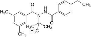 Strukturformel von Tebufenozid