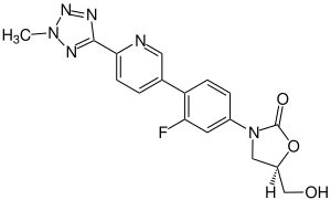 Strukturformel von Tedizolid