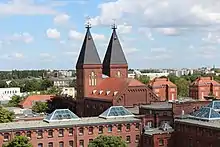 Teilanstalt II und  Gefängniskirche