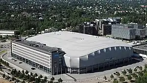 Die Telenor Arena im Juni 2018