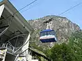 Station der Seilbahn in Buisson