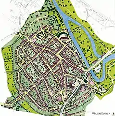 Telgte: Rahmenplan Altstadt, 1992. Planung: Wolters Partner