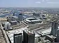 Docklands Stadium und Umgebung