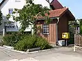 Aufgegebene Bodenwaage in Temmenhausen