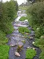 Fluss Temnitz in der Nähe von Garz