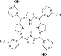 Strukturformel von Temoporfin