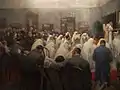 Gottesdienst im Kriegsspital, 1915
