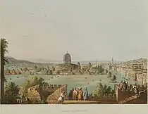 Plateau auf dem Tempelberg mit Felsendom, Jerusalem
