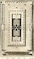 Grundrissrekonstruktion um 1850