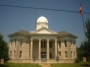 Tensas Parish Courthouse in Saint Joseph, gelistet im NRHP Nr. 79001093