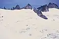 Die Tepeh Towers und der Inspiration Glacier