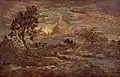 Sonnenuntergang bei Arbonne, um 1845/1846, Öl auf Leinwand, 64 × 99 cm, New York, Metropolitan Museum of Art