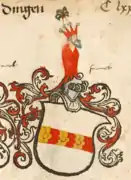 Thüngen-Wappen aus dem Wappenbuch von Nikolaus Bertschi