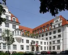Ehemaliges städtisches Arbeitsamt in der Thalkirchner Straße in München