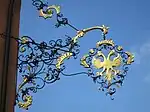 Schild des ehemaligen Gasthofs Adler