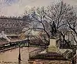 Statue d’Henri IV et hôtel de la Monnaie, effet d’hiver, 1re série
