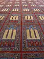 Reihennischen-Gebetsteppich (saph) in der Sultan-Ahmed-Moschee, Istanbul