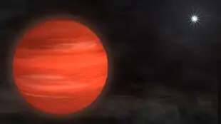 Künstlerische Darstellung von Kappa Andromedae b