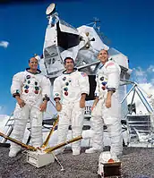 Apollo 12 – v. l. n. r. Pete Conrad, Richard Gordon, Alan Bean