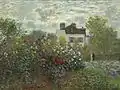 Claude Monet:Monets Garten in Argenteuil (Dahlien), 1873
