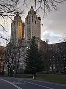 The El Dorado am 14. März 2021, Blick vom Central Park