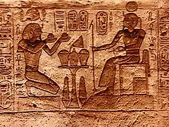 Opferdarbringung für Amun-Re