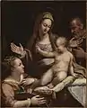 Die Heilige Familie mit der Heiligen Katharina von Alexandrien (1581)