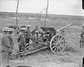 7,7-cm-Feldkanone 16 als britische Kriegsbeute