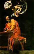 Caravaggio: Matthäus und der Engel