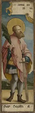 4. Der Heilige Gangolf(linker Drehflügel, außen)