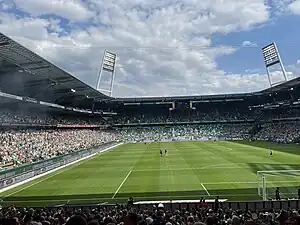 Innenaufnahme des Westerstadions (2022)