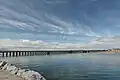 Brücke zum Hafen Fenit auf Samphire Island