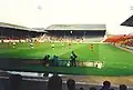 Der alte Beach Stand End, der 1993 durch den Richard Donald Stand ersetzt wurde.