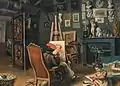 Erstes Atelier des Malers in Paris