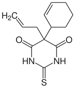 Struktur von Thialbarbital
