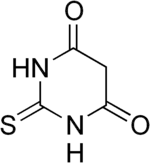 Strukturformel von Thiobarbitursäure