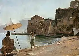Der Maler und der Knabe, 1834