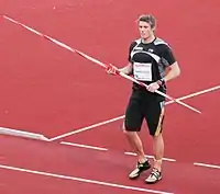 Andreas Thorkildsen, hier am Beginn einer sehr erfolgreichen Karriere, kam auf den elften Platz
