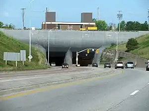 Der Thorold Tunnel unter dem Wellandkanal