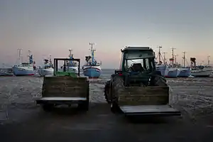 Fischkutter am Torup Strand